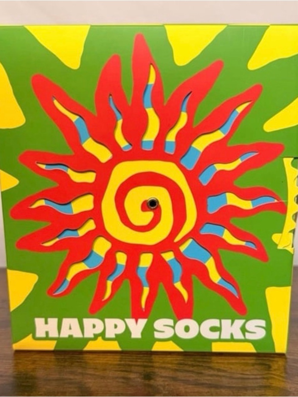 Happy Socks 2-Pack Crew Socks Sun Print Size 36-40